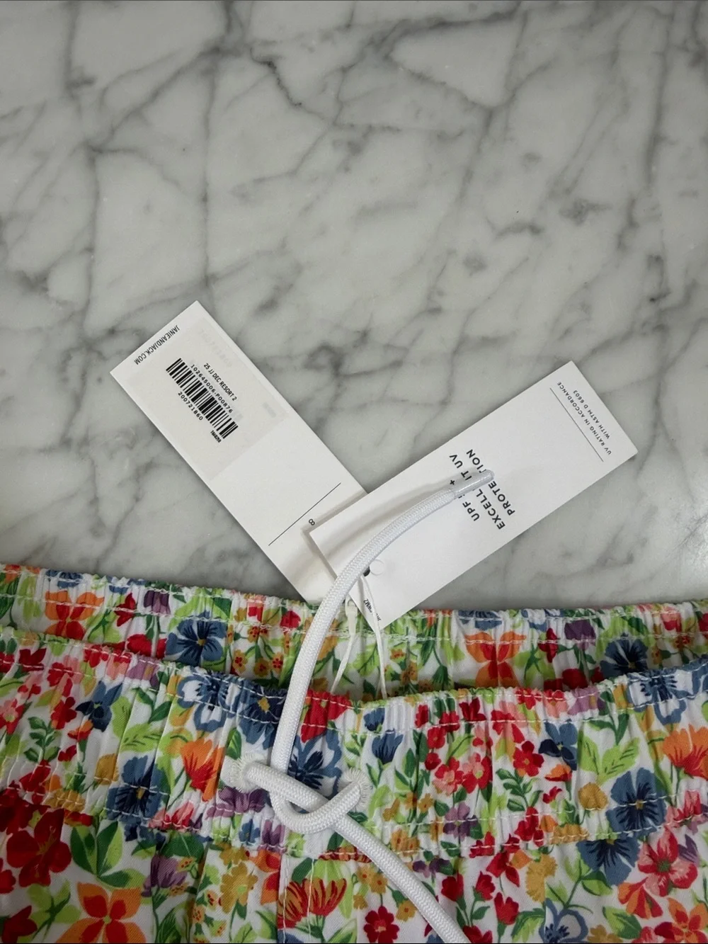 NWT Sz 8 Janie And Jack Boys Ditsy Floral Swim Short